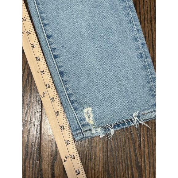PISTOLA Charlie Jeans Womens Blue Size 26 Button Fly Straight Leg Distressed NWT - Picture 3 of 11